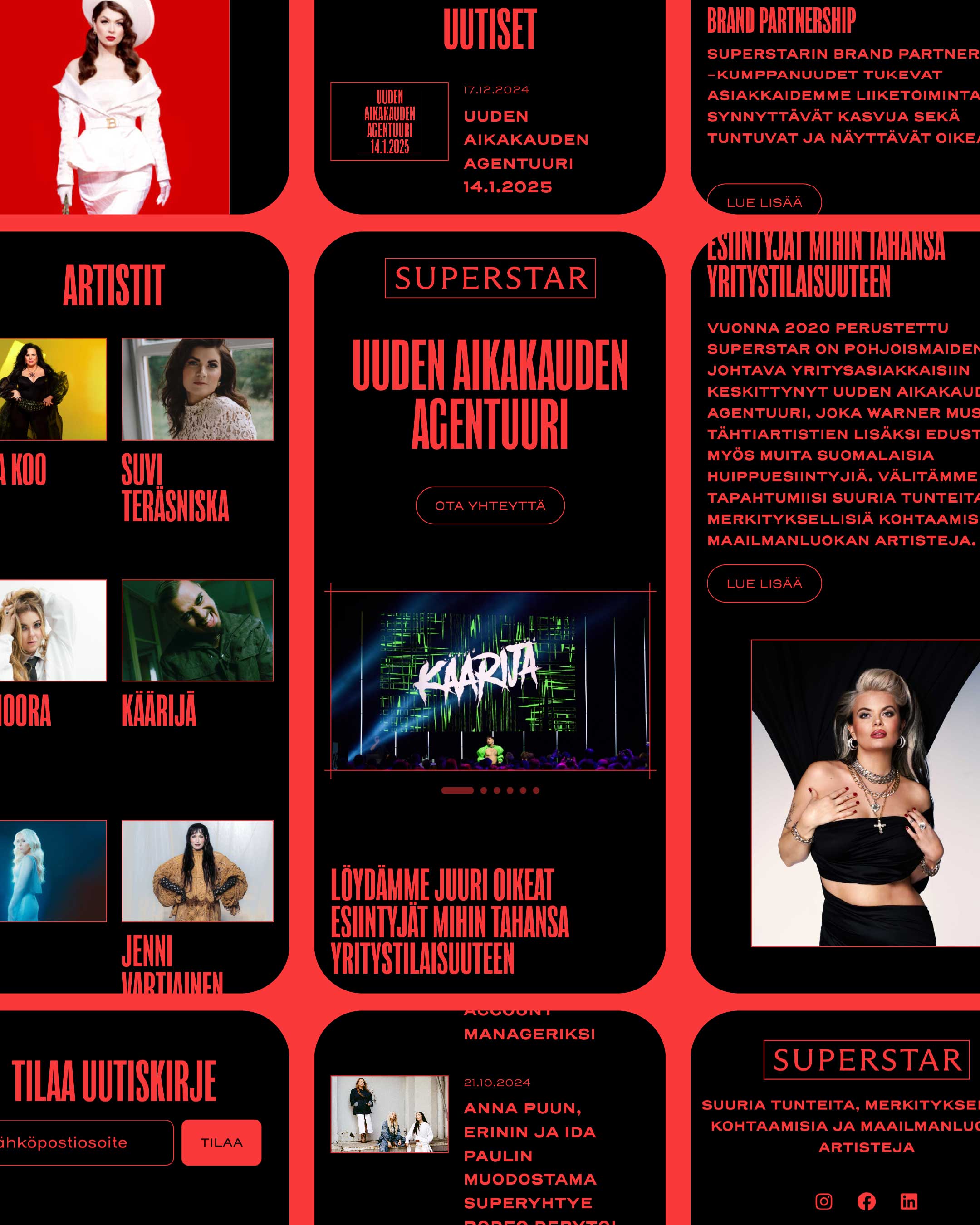 Superstar - Website: Tero Ahonen, Helsinki, Finland.